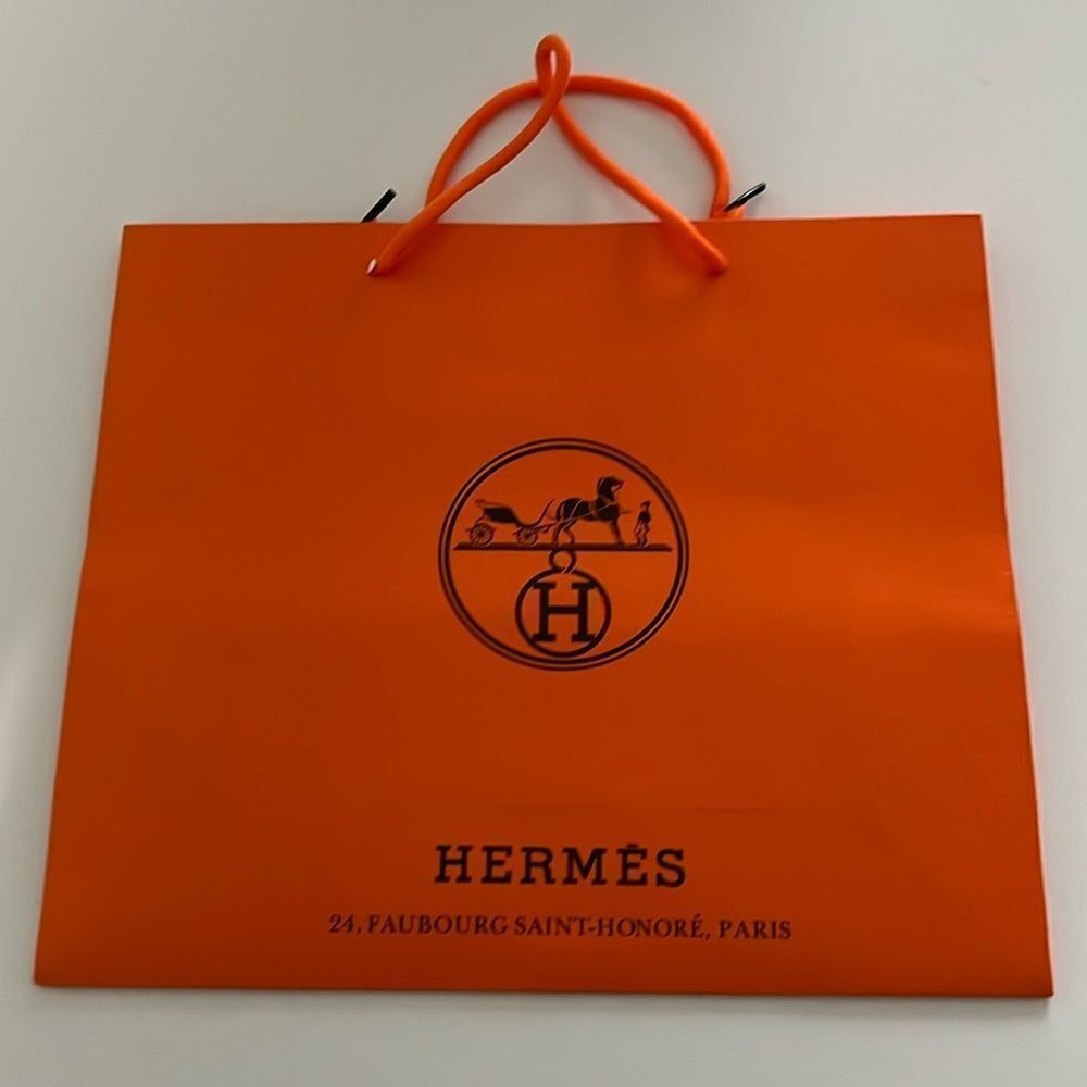 Authentic Hermes Empty gift bag